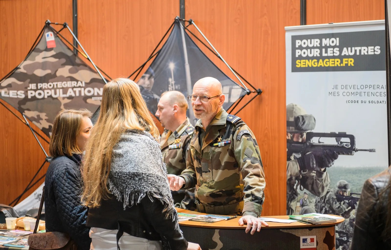 Candidats passant les tests de sélection de l'armée de Terre